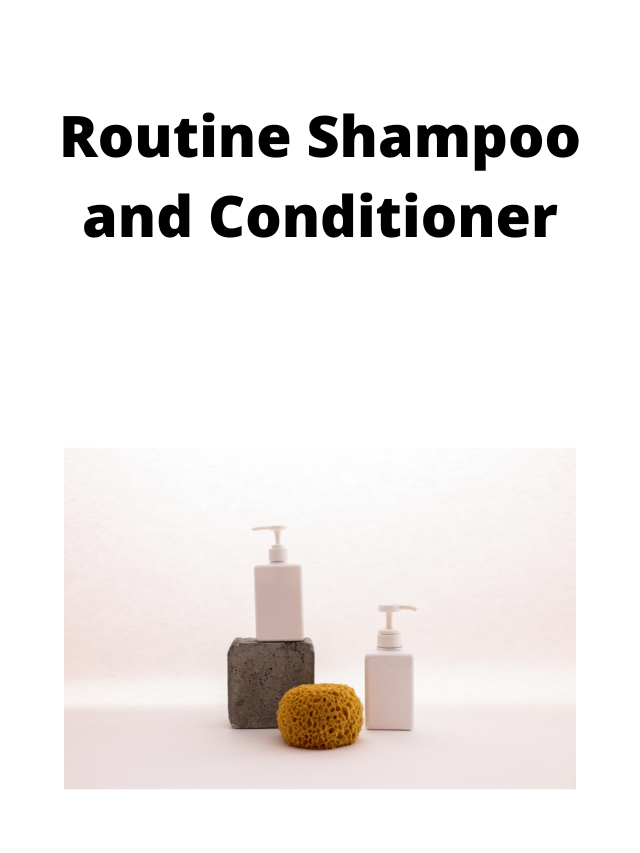 Routine Shampoo and Conditioner Web Stories